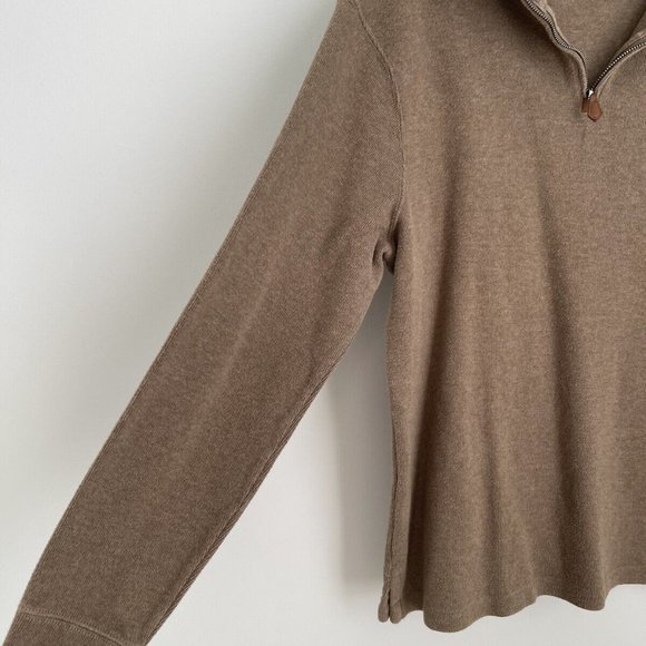 Vintage Polo Ralph Lauren Green Long Sleeve Quarter Zip Pullover Sweater… - Picture 4 of 8